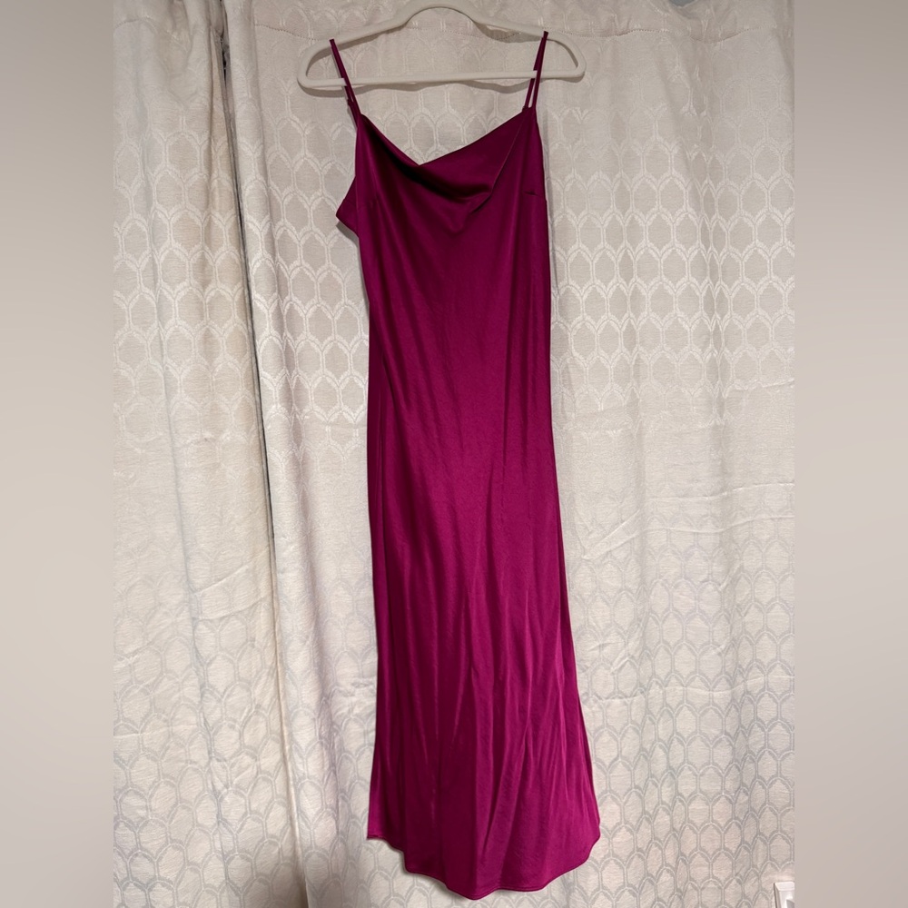 Express Fuchsia Midi Dress